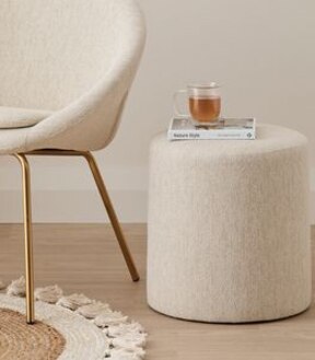 Mia Ottoman - Cream