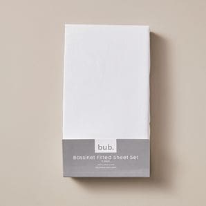 bub. Bassinet Fitted Sheet Set 2 Pack – Target Australia