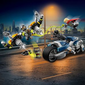 Lego black panther motorcycle hotsell