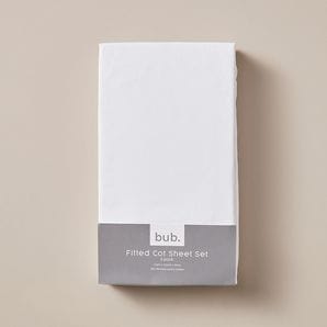 bub. Fitted Cot Sheet Set 2 Pack – Target Australia