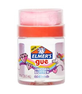 Elmer's Gue Premade Slime Mix-Ins, 237mL Jar - Unicorn Butter