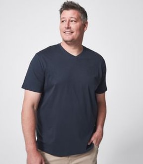 Mr Big Organic Cotton V-Neck T-Shirt