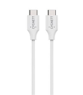 Cygnett Essentials USB-C to USB-C 1M Cable White