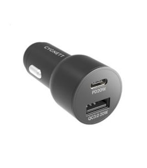 Cygnett Carpower 20W-C and USB-A Car Charger
