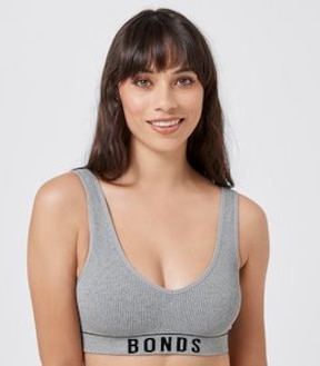 Bonds Retro Ribbed Crop Bra