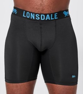 Lonsdale London 2 Pack Long Leg Sport Trunks