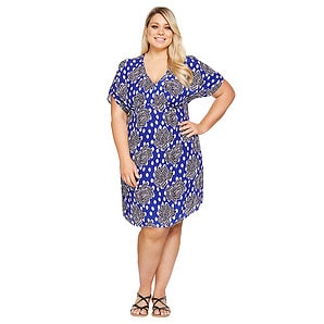 Belle Curve Floral Print Dress | Target Australia