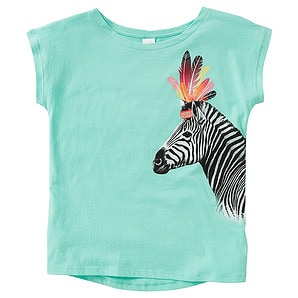 essentials Zebra Print T-Shirt | Target Australia