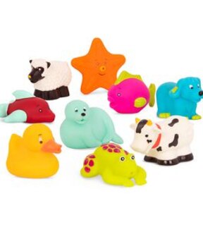 B. toys Squish & Splash 9 Bath Buddies