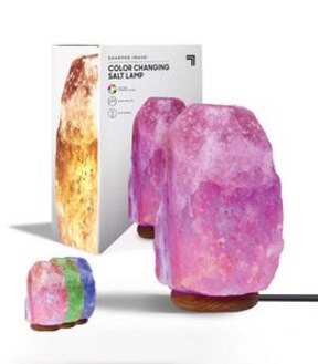 Sharper Image Colour-Changing Salt Lamp