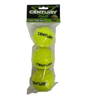 Century Tennis Balls - 3 Pack