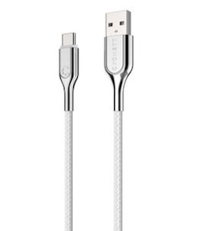Cygnett Armoured 2.0 USB-C to USB-A Braided Cable - 1M