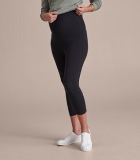 Maternity Organic Cotton 3/4 Length Leggings