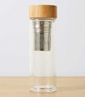 Double Wall Tea Bottle with Infuser