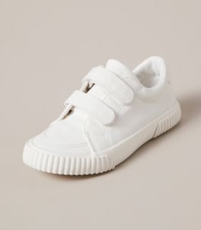 Kids Junior PU Touch Fastener Sneakers