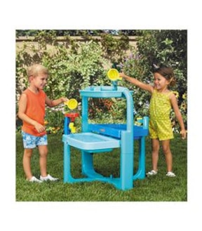 Little Tikes Easy Store Outdoor Folding Water Play Table with Accessories for Kids