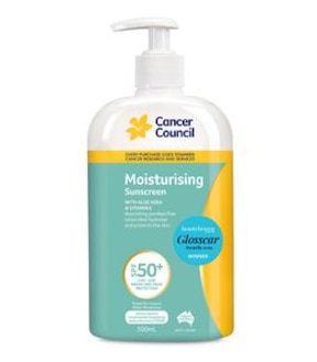 Cancer Council Moisturising Pump Sunscreen SPF50 - 500ml