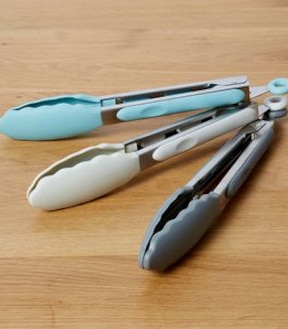 9" Silicone Tongs Assorted