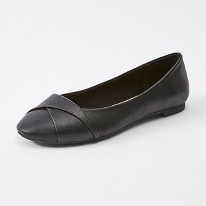 target black ballet flats
