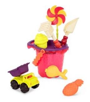 B. toys - Medium Bucket Set Tomato