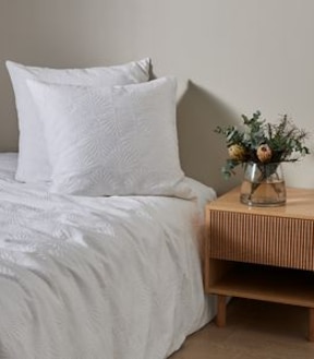 Brighton Palm Matelasse European Pillowcase