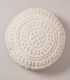 Odin Round Textured Floor Cushion
