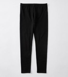 Organic Cotton Long Length Leggings - Black