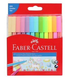 Faber Castell Connector Pens Pastel & Neon