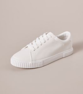 G SNR TARNI WHITE PU SNEAKER  SIZE 13-6