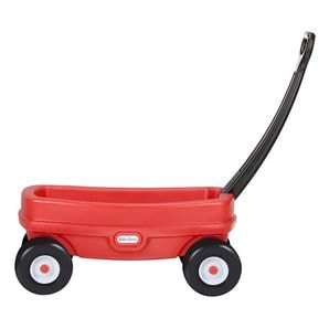 red pull along wagon