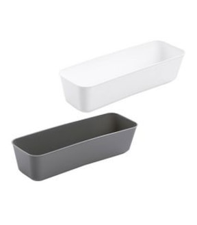 Ezy Storage 3 Pack Utile Multi-Purpose Long Tray Organisers - Assorted