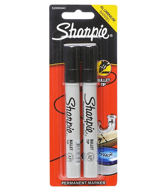 2 Pack Sharpie Metal Permanent Bullet Tip Markers