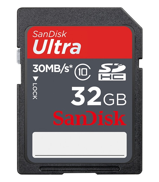 SanDisk Ultra 32GB SD Card - Class 10