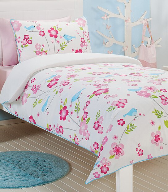 Bird Blossom Quilt Cover Set