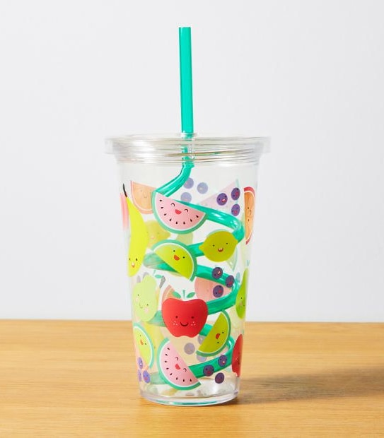 Fruit Curly Straw