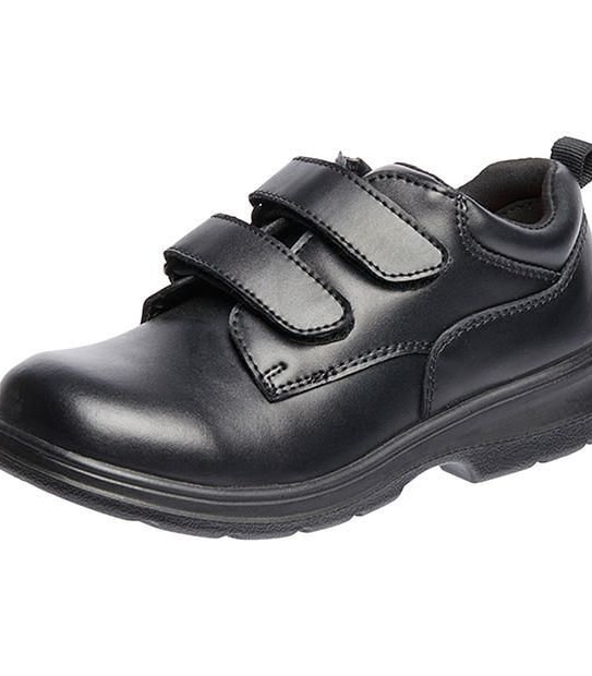 Earl Junior Twin Tab Leather School Shoes