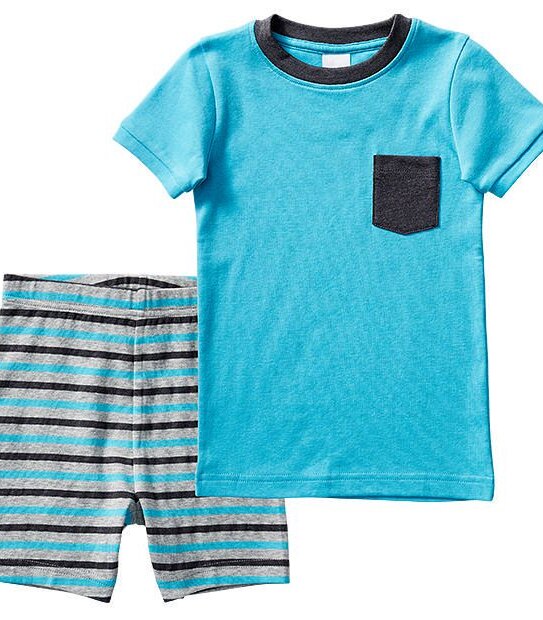 Chest Pocket Short Sleeve Pyjama Set