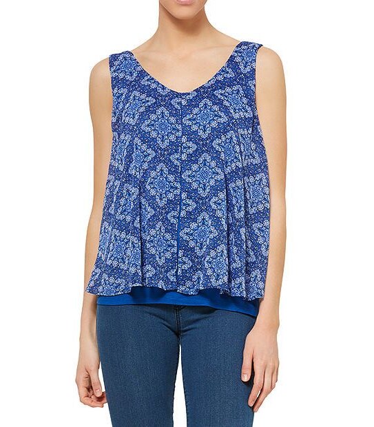 Split Layer Tank Top