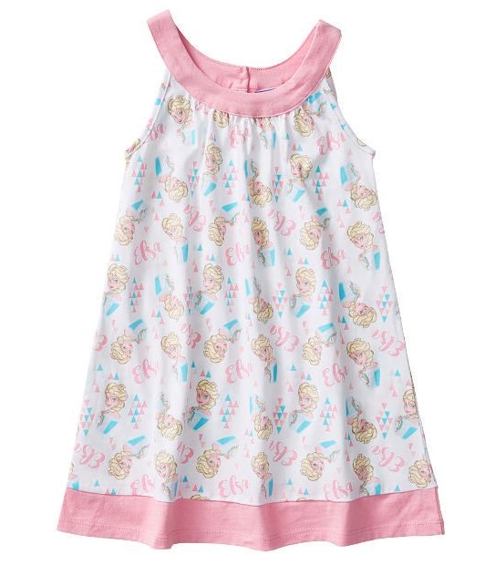 Disney Frozen Elsa Sleeveless Print Dress