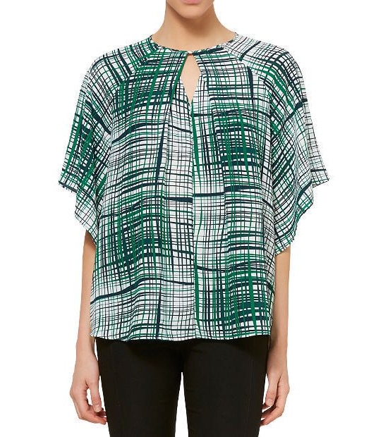 3/4 Sleeve Flutter Top
