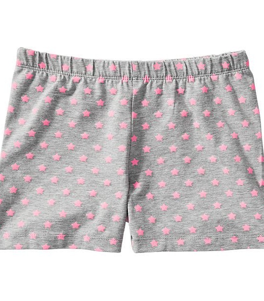 Star Print Bike Shorts