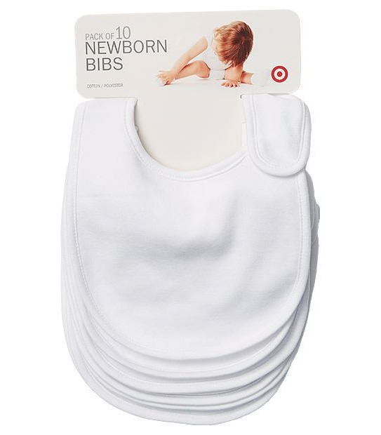 10 Pack Newborn Bibs