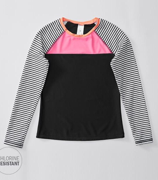 Long Sleeve Stripe Rash Vest