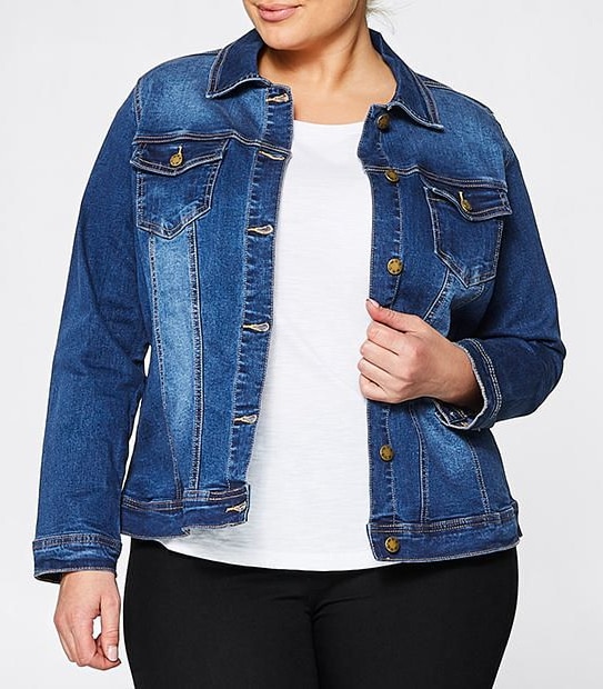 Belle Curve Denim Jacket | Target Australia