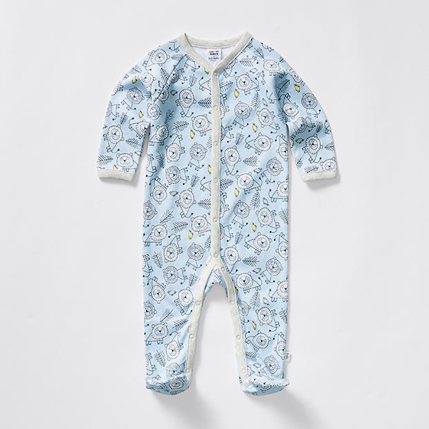 Baby Snap Button Print Coverall Target Australia
