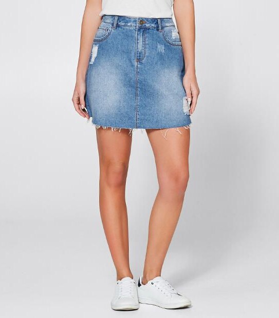Lily Loves Denim Mini Skirt