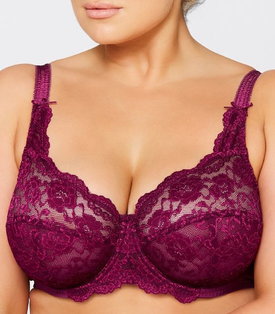 Kirsty Fuller Figure Lace Bra Style:T721GV 1 of 2
