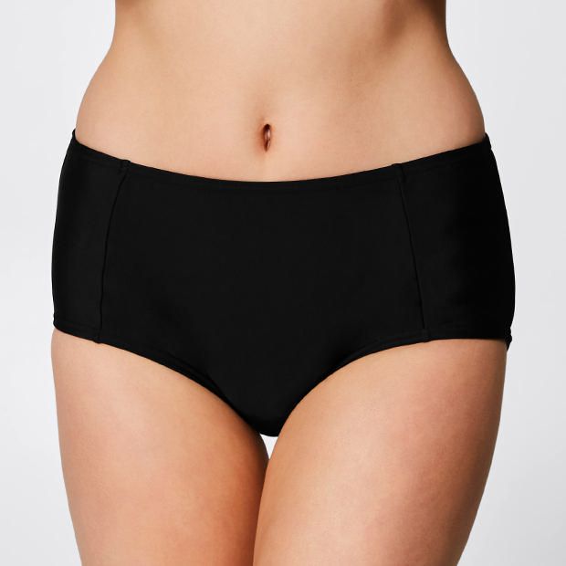 high waisted swim shorts target