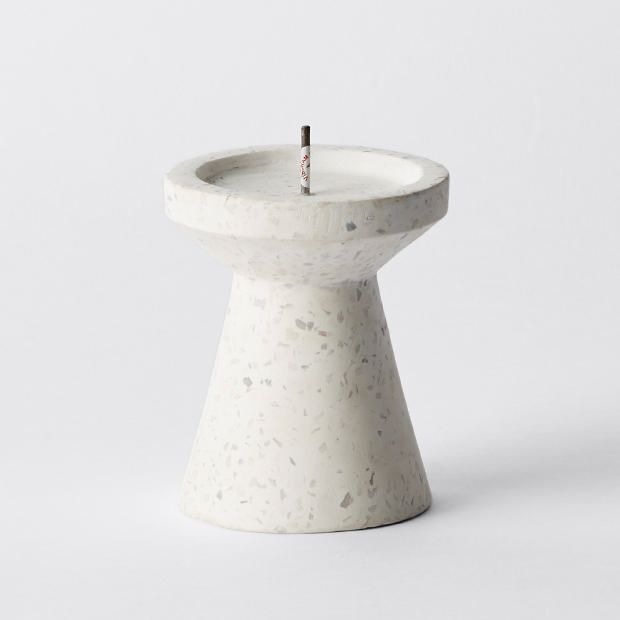 Small Terrazzo Hourglass Pillar Candle Holder Target Australia