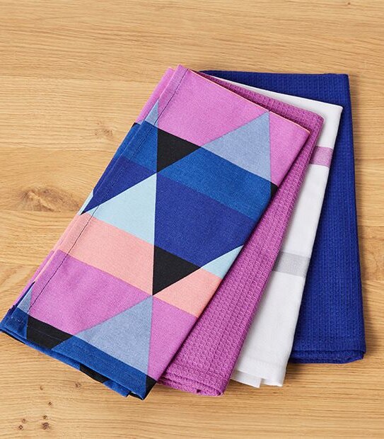 Cultural Fusion 4 Pack Tea Towels